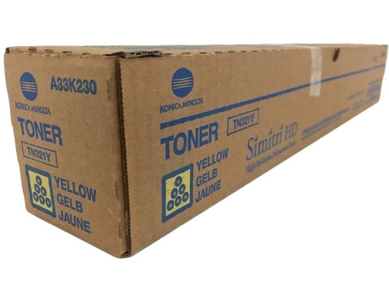 KONICA MINOLTA TN321Y (A33K230) Yellow Toner 25k