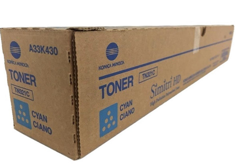 KONICA MINOLTA TN321C (A33K430) Cyan Toner 25k