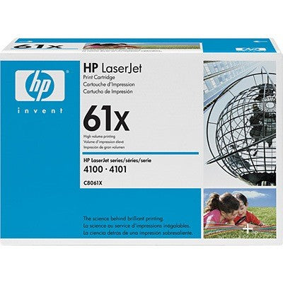 HP C8061X (61X) Black Toner Cartridge - High Yield