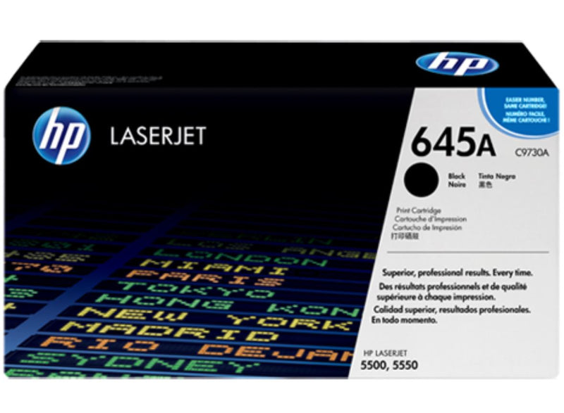 HP C9730A (645A) Black Toner Cartridge