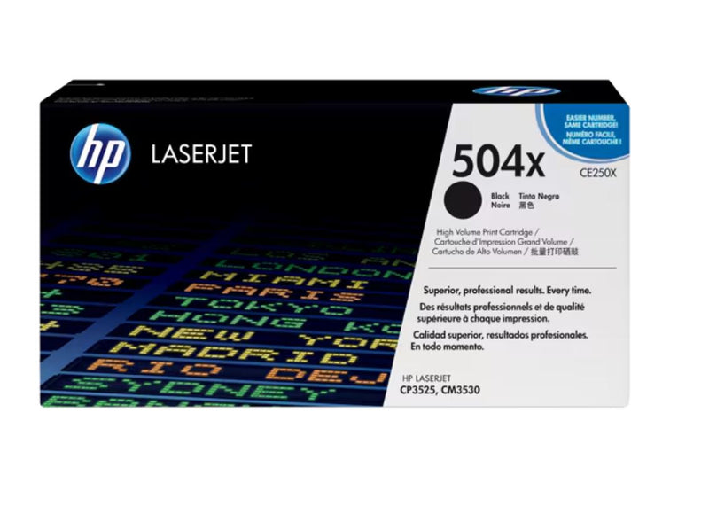 HP CE250X (504X) Black High Yield Toner